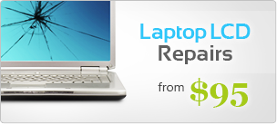 Laptop LCD repairs from $129