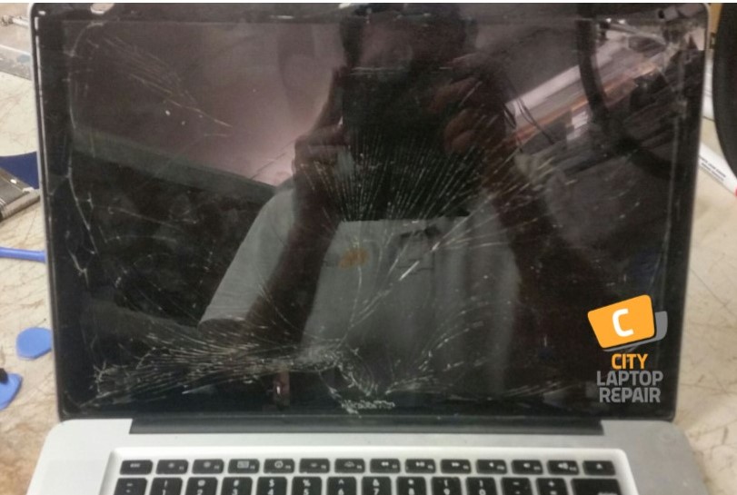 Broken Glass on Macbook