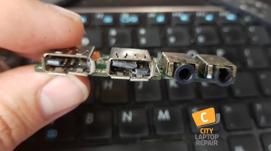 Broken Laptop USB Ports Repair