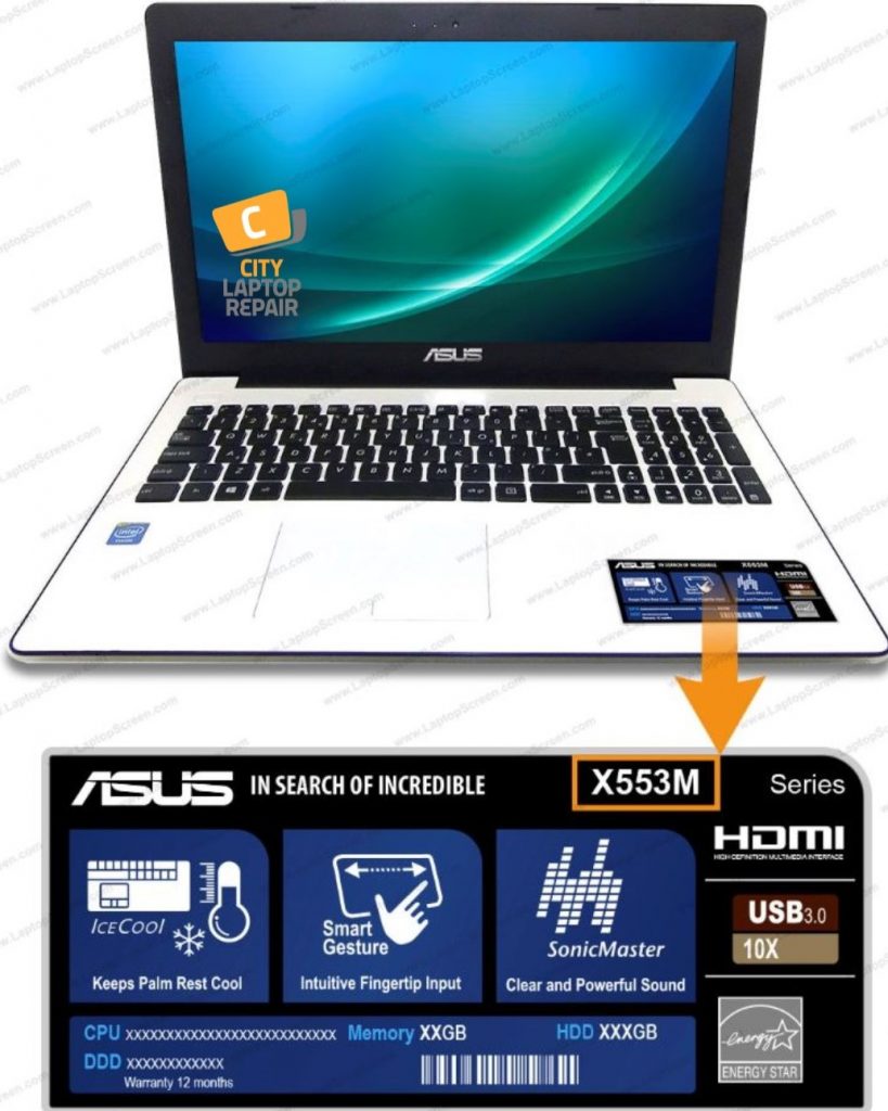 Asus Laptop Model