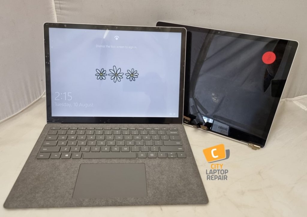 replaced microsoft laptop screen