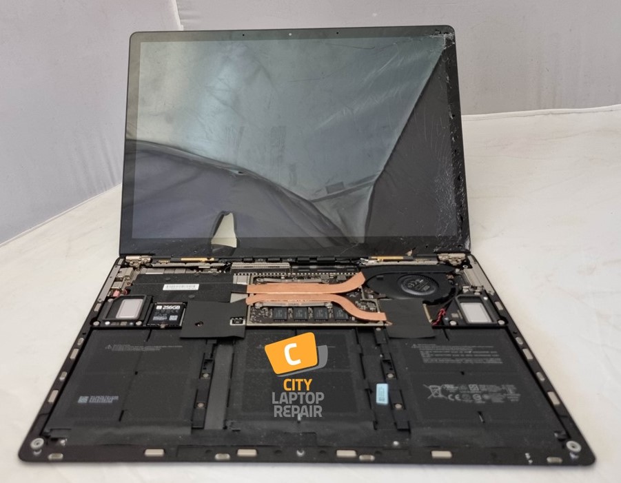 broken microsoft laptop screen
