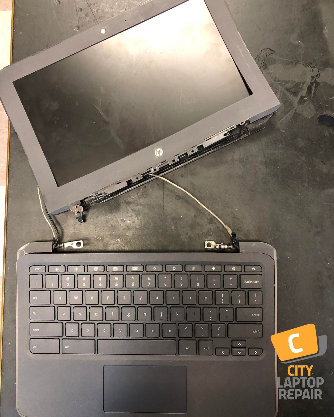HP Laptop Computer Repair - screen replacement