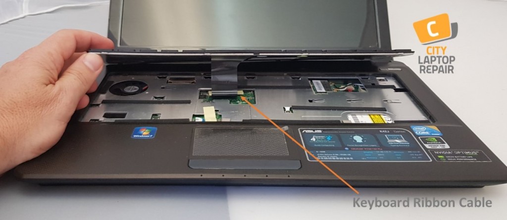 HP Laptop Computer Repair keyboard replacement